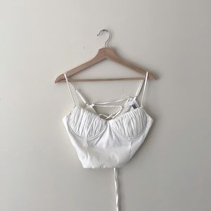 Tiger Mist crop top 🤍